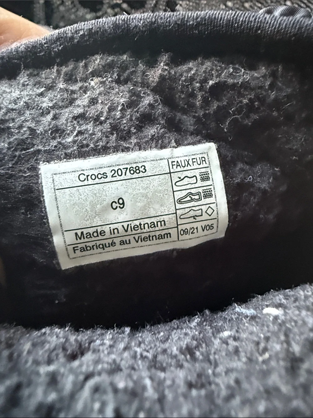 CROCS Black Puffer Clog Boots